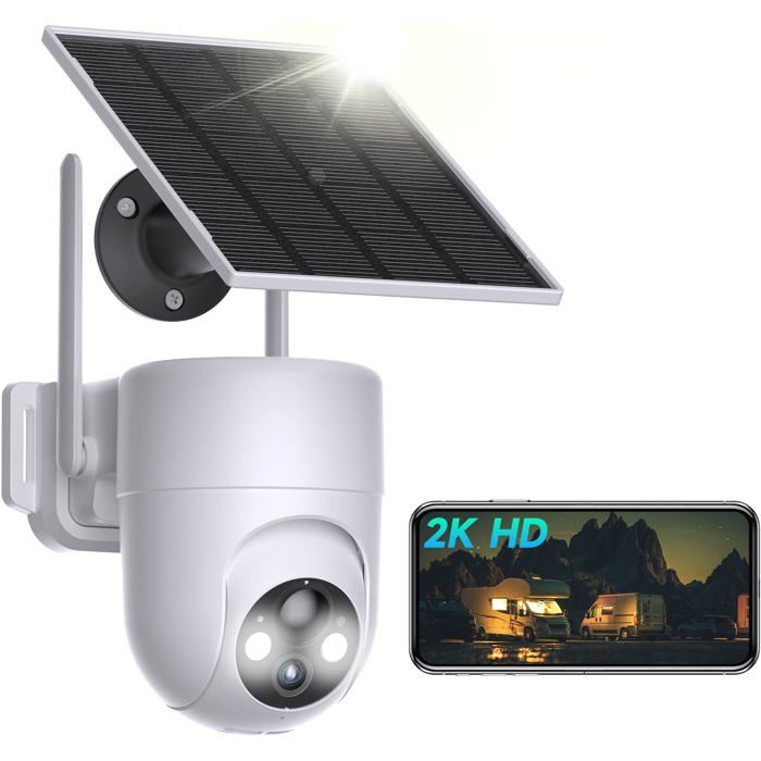 SEHMUA 2K HD Wireless Battery WiFi Outdoor Surveillance Camera with PIR ...