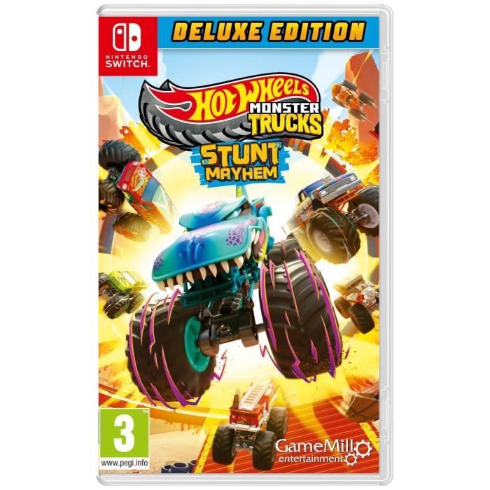 Hot Wheels Monster Trucks Deluxe Jeu Nintendo Switch