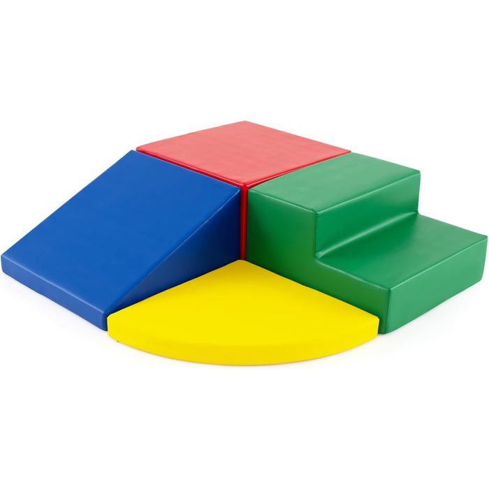 Parcours De Motricité En Mousse Pour Bébé – 4 Formes à Assembler – Sécurisé Et Lavable (3 Ans+)