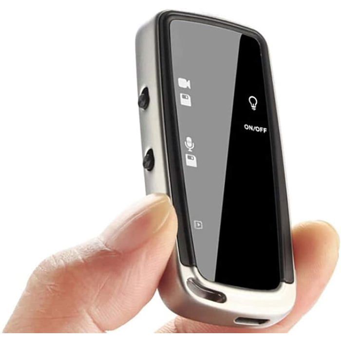 AntDau71® Mini Caméra Espion HD 1080p Avec Enregistreur Vocal - Microcaméra Cachée USB-C - LED Invisible - Faux Porte-Clés Ultra Discret CW785