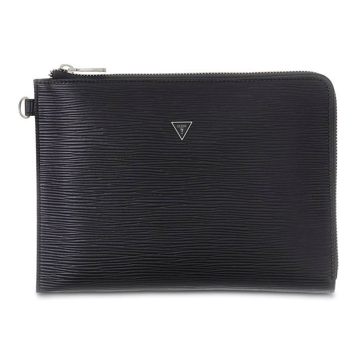 GUESS Sac à poignet noir pour homme - Milano Clutch M 348492