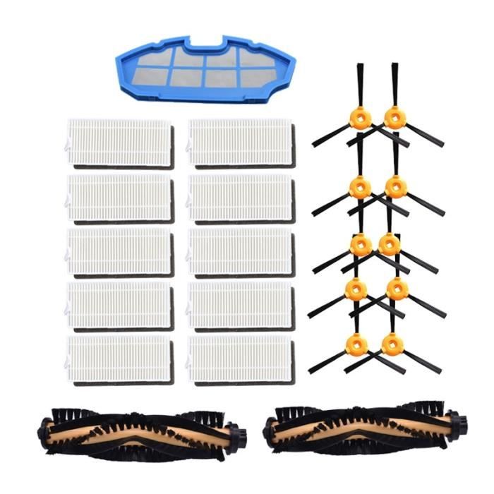 4 Filtres HEPA De Remplacement Pour ECOVACS DEEBOT T50 Pro Omni / T30C Omni - Compatibles Aspirateur Robot (99,9% Filtration)