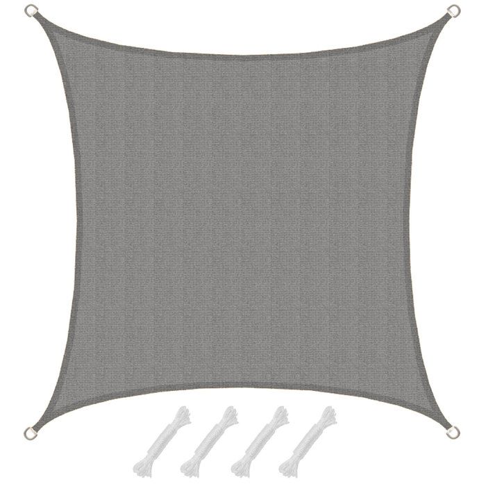 AMANKA UPF50 Voile D'ombrage UV - 3x4 M Polyester Rectangle Protection
