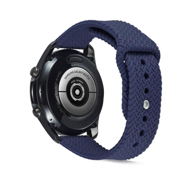 Bracelet Silicone Tress Texture Smartwatch 22mm pour Huawei Watch