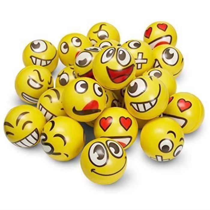 Lot de 24 Jouets de Balle Anti‑Stress Enfants – THE TWIDDLERS - 6 cm