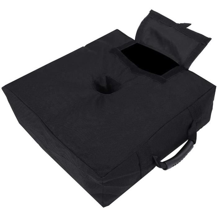 Sac Lest à Eau Pour Tente Ou Tonnelle - PVC Noir Réutilisable - Neuf