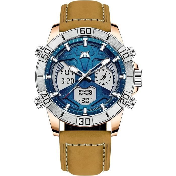 Montre analogique et digitale homme deals