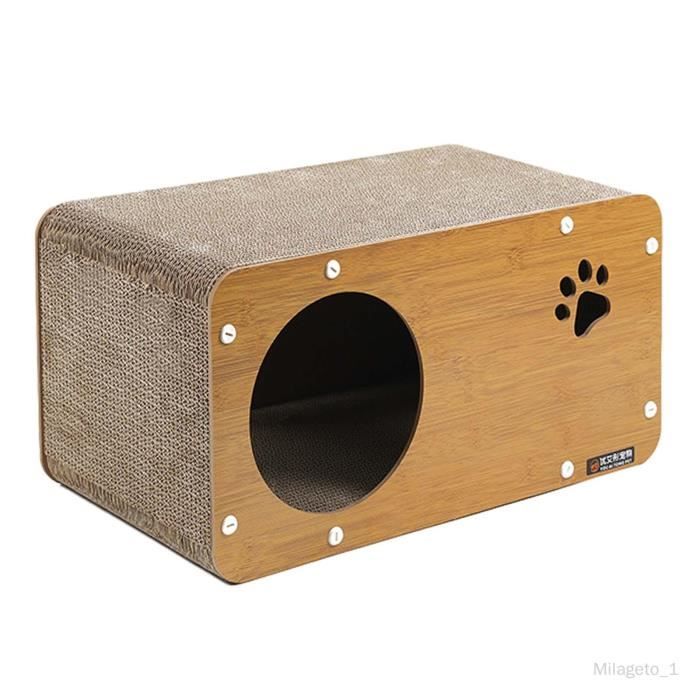 Griffoir Ovale Pour Chat En Sisal - 41 X 31 X 10 Cm - Forme De Bol Avec Base Antidérapante - Pour Gratter Et Dormir