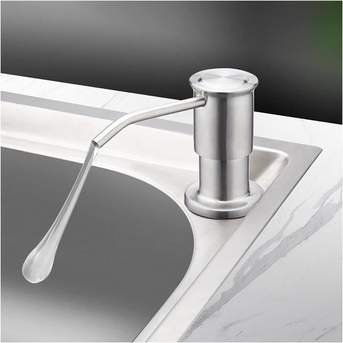 Distributeur De Savon Pour Évier De Cuisine Encastré 250 Ml Avec