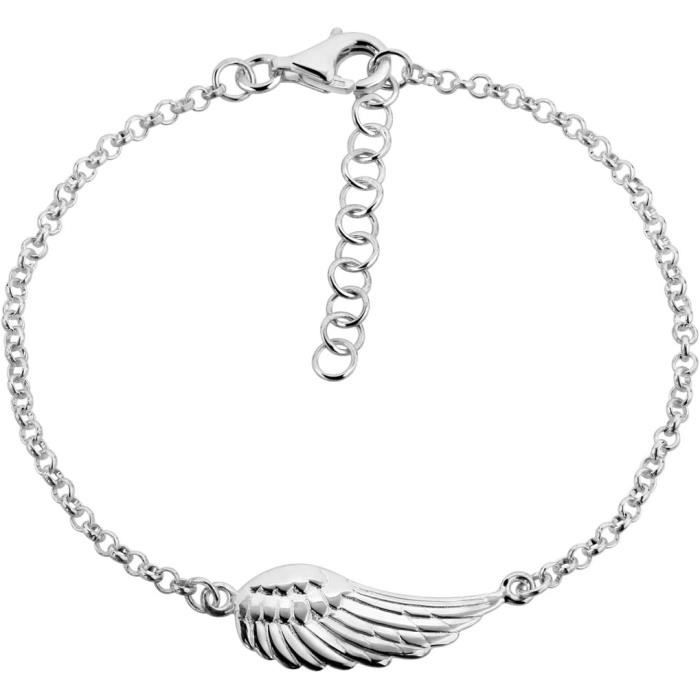 Bracelet Communion Fille Perles Ange Gardien Scintillant – Réglable, Cadeau Baptême & Première Communion