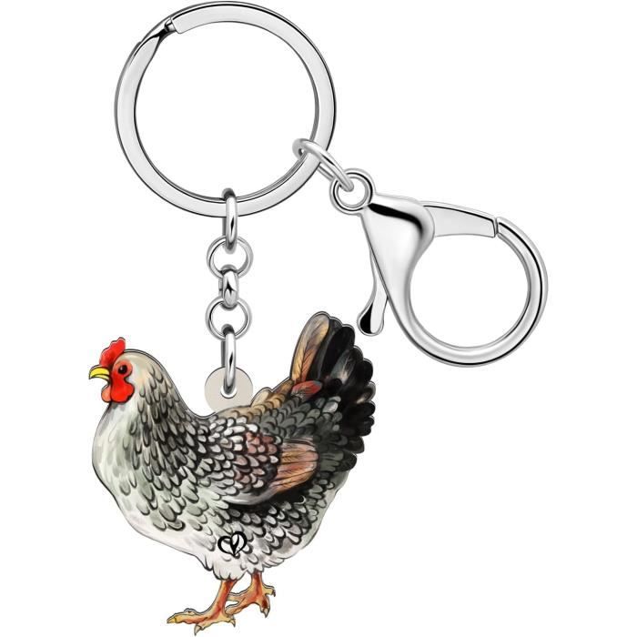 Porte-clés de dessin animé, porte-clés liquide fluide, porte-clés en