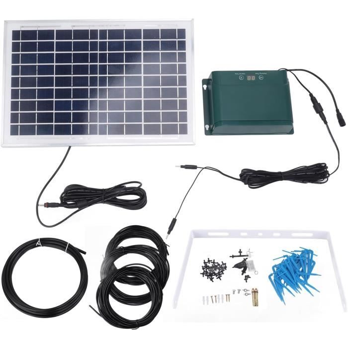 15m Systeme D'arrosage Automatique Solaire, Kit D'irrigation Goutte A Goutte, Avec Minuterie Pour Balcons Terrasses Jardins 88408148