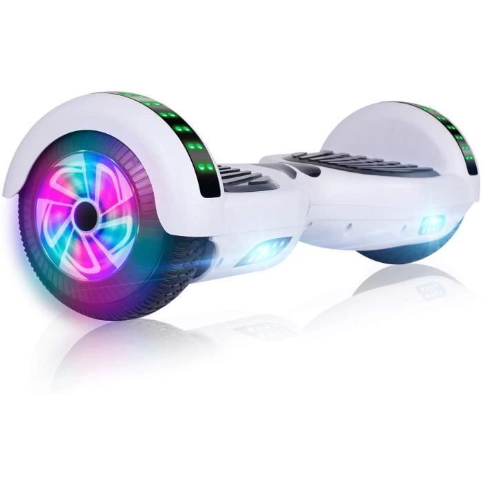 Plusieurs Couleurs Disponibles VEVEpower Hover Board Bluetooth 6,5 Smart Scooter Electrique Self Balance Board Scooter électrique avec LED Auto-équilibrage pour Enfants und Adultes 