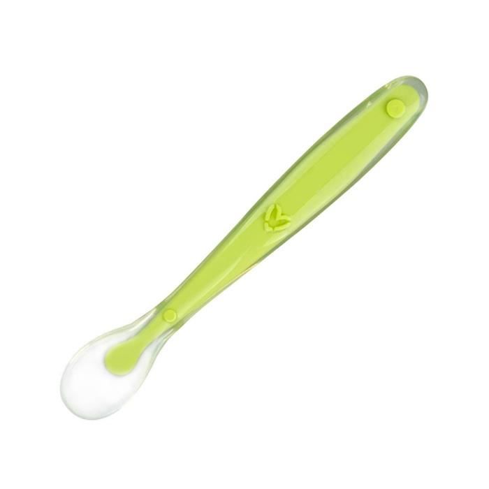 Cuillere bebe souple 4 mois silicone couvert bébé cuillère de sevrage -  Cdiscount Puériculture & Eveil bébé