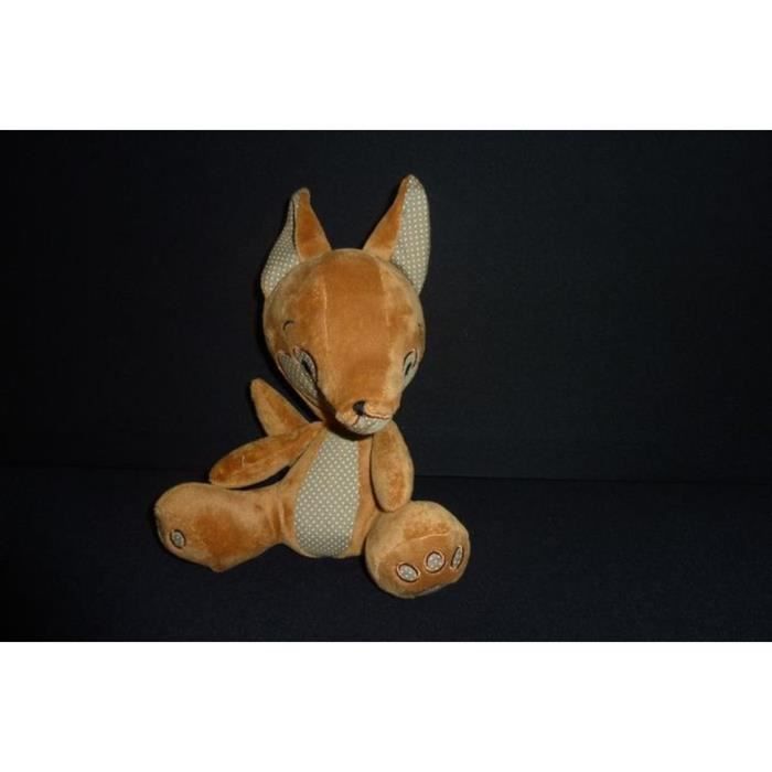 Doudou Peluche Renard Augusta 25 Cdiscount Puericulture Eveil Bebe