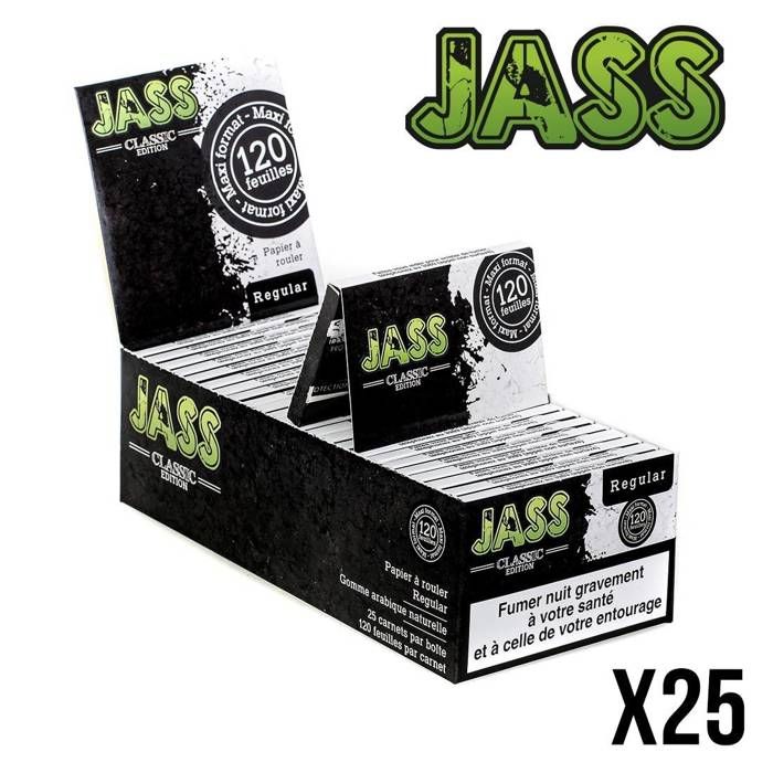 Papier à Rouler FR JASS Régular Lot de 10 Carnets x 100 Feuilles