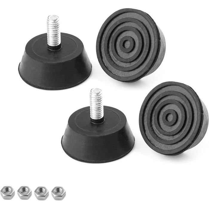 Lot de 2 pieds de support réglables pour quincaillerie d'ameublement