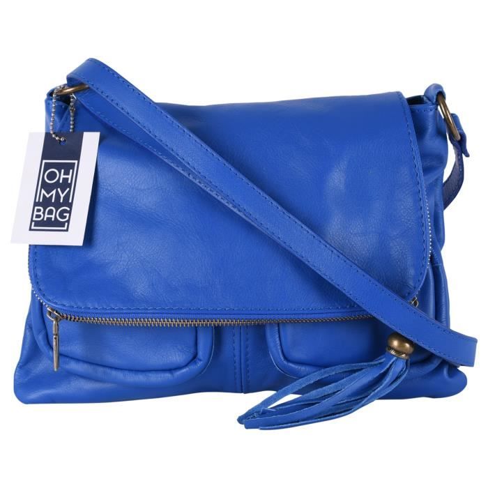 Sac a deals main bleu royal