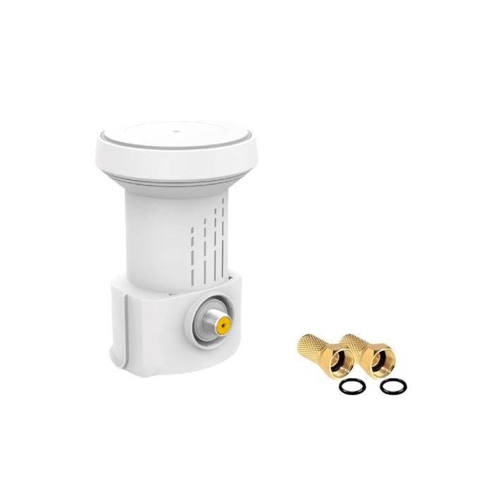 Lnb Optex Single Tete Parabole Universelle Full Hd 4k 2 Fiches F Tete Lnb Avis Et Prix Pas Cher Cdiscount