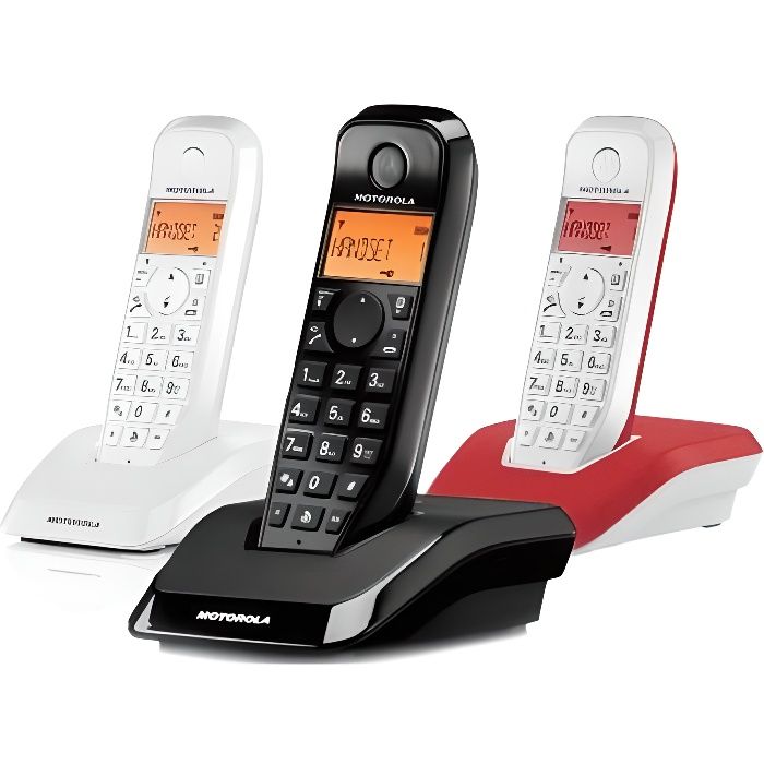 Téléphone fixe Motorola S1203 - -