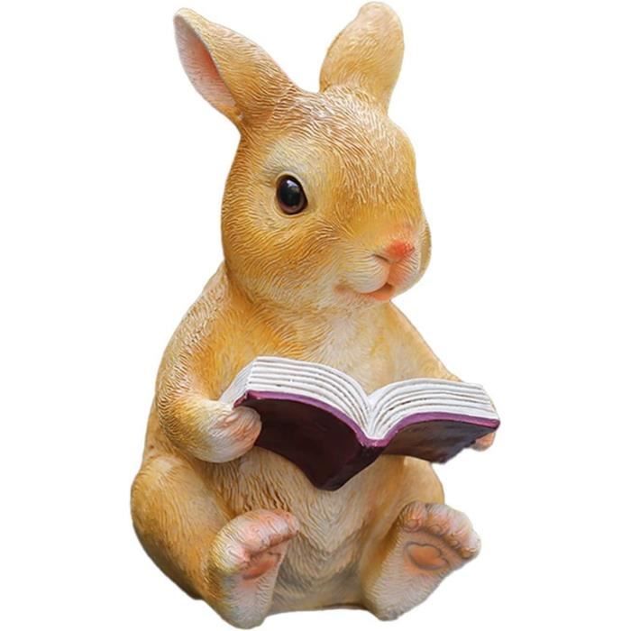 Décoration De Lapin En Résine, Statue De Jardin De Lapin En Résine Pour