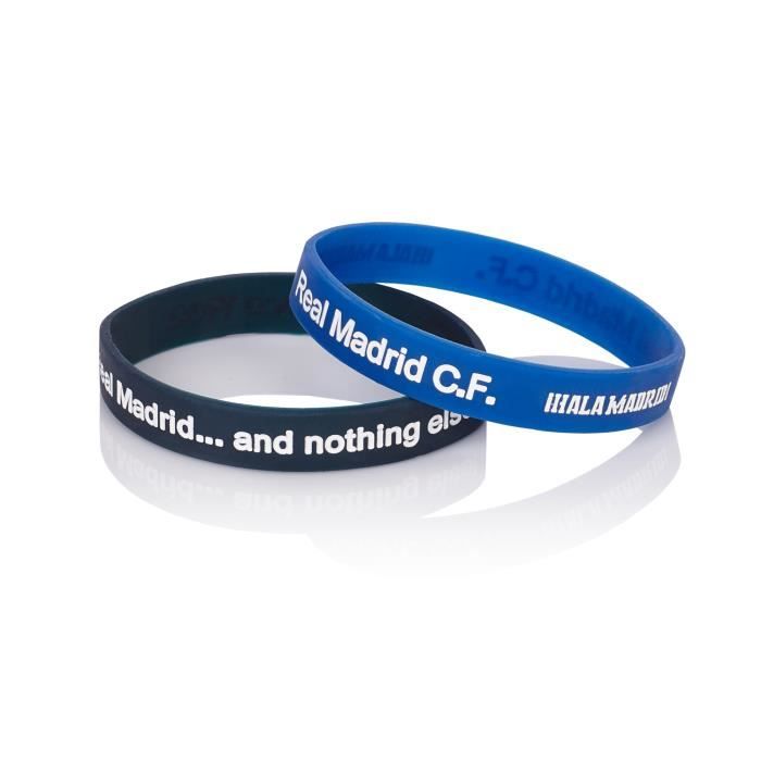 Bracelet Real Madrid Club de football Fashion bleu réglable pour homme femme et enfant