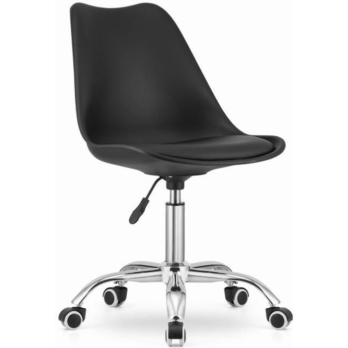 Chaise pivotante ALBA - noir Chaise pivotante ALBA - noir