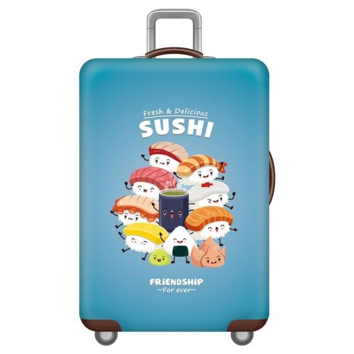 Housse De Valise élastique Chat 3D - Anti-rayures, Lavable - Taille XL (30-32 Pouces)