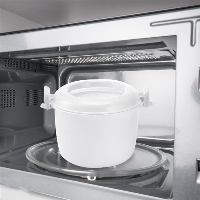 Cuiseur Vapeur 2 Niveaux Pour Micro-ondes - Cuisson Rapide Et Saine - Pour Légumes, Poisson, Riz - 22 Cm
