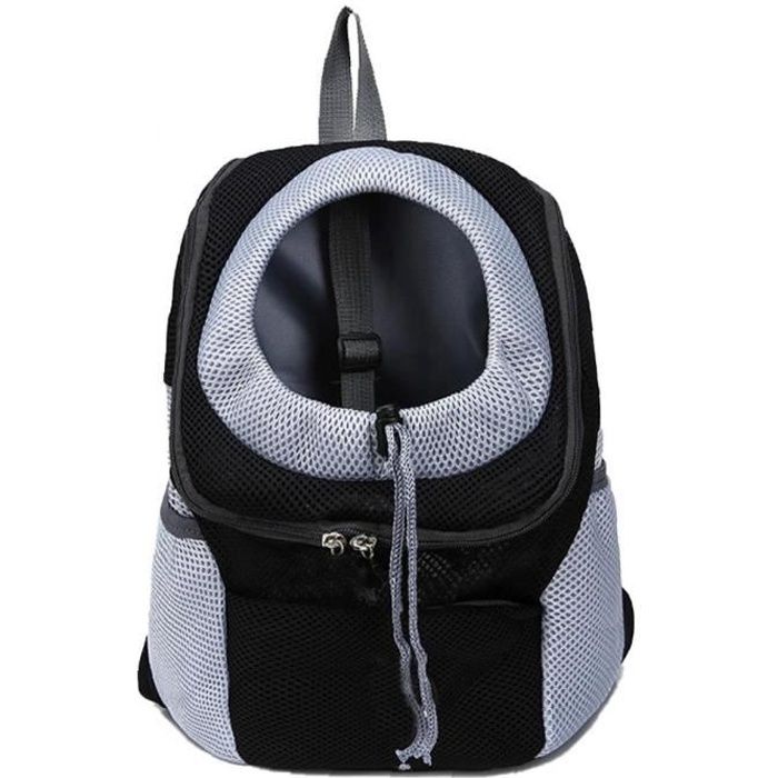 Sac à dos pour chien Pet transporteur poitrine sac tête hors BlackWalking  Randonnée Voyage XL Taille