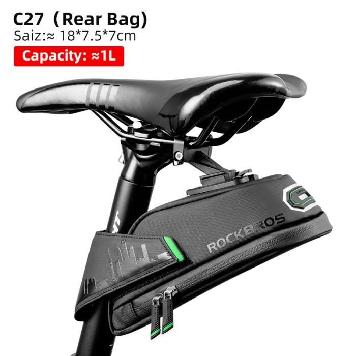 Panier à Vélo Arrière Dunlop 13 Litres - Support Sans Outils, Métal Noir, Capacité 10 Kg, Pour Porte-bagages