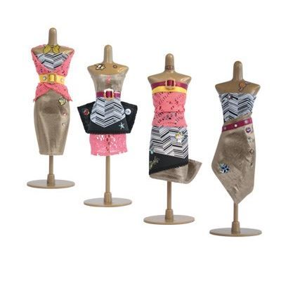 Harumika Coffret Styliste Street Blues – Kit Création Mode Sans Fil Ni Aiguille, 3 Tissus Bleus Urbains