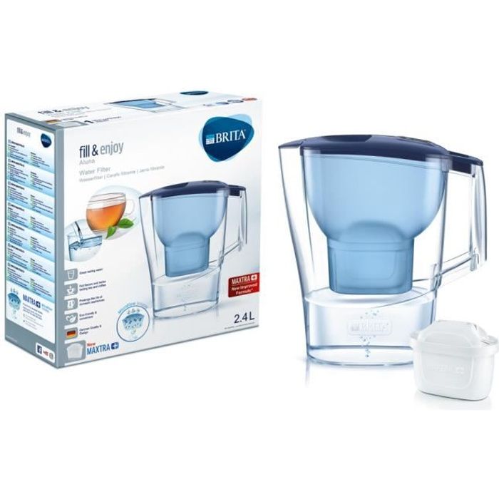 Carafe Filtrante Brita Aluna Cool – 2.4L, Filtre Anticalcaire MAXTRA+ - vue 2