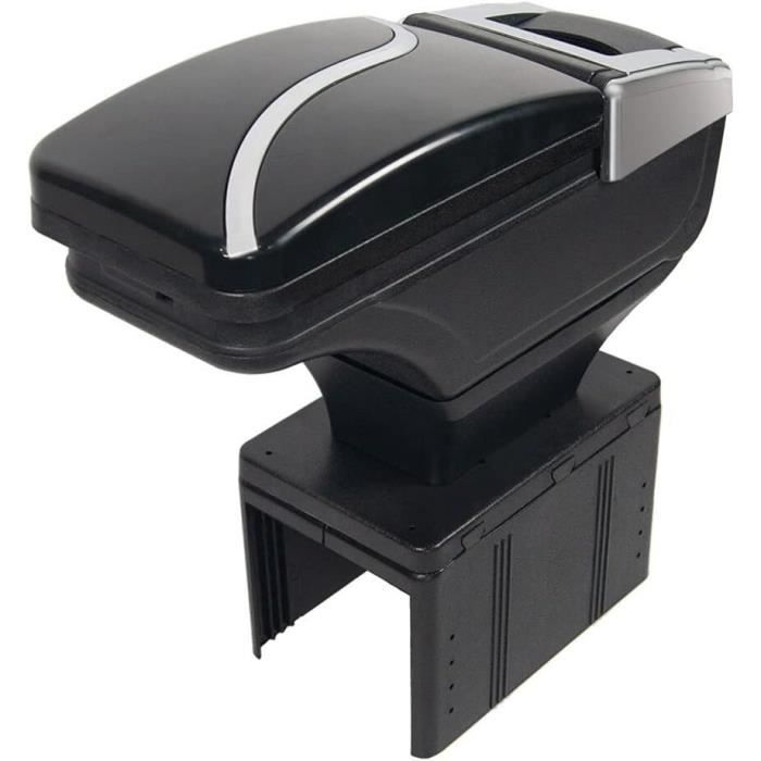 Genrise Briquet secret avec compartiment de rangement caché pour dérivation et dissimulation d'objets privés à la maison, festivals, voiture, voyage, etc. (Noir