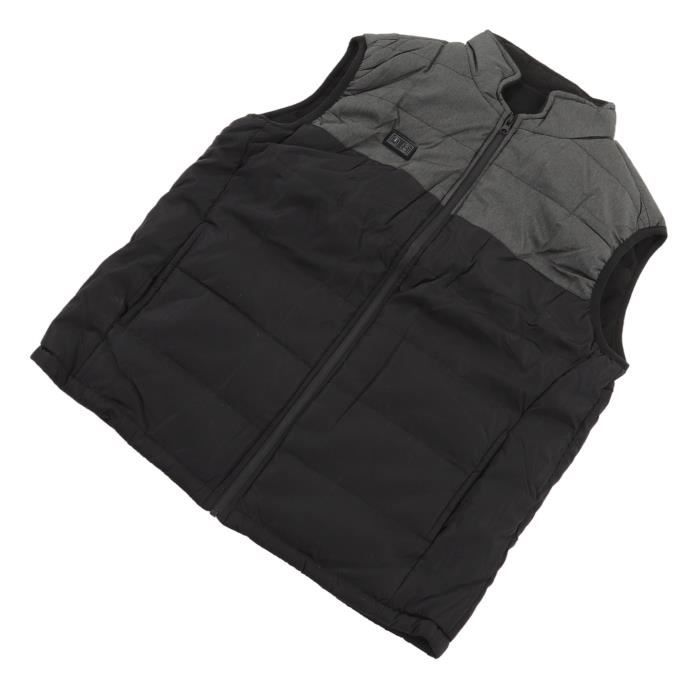Gilet Chauffant Avec Batterie Externe - Veste Chauffante Homme/Femme, Contrôle Double Température - Pour Ski, Randonnée, Extérieur Hiver