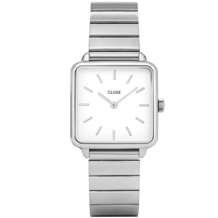 Cluse La Tetragone Femme 28mm Bracelet Acier Inoxydable Quartz Montre  CL60022S , - Achat/vente montre - Cdiscount
