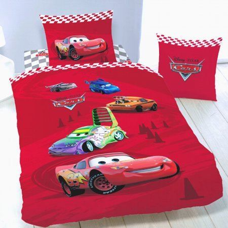 Disney Red Rains Mcqueen Car Parure De Lit Pour Enfants, Décor De