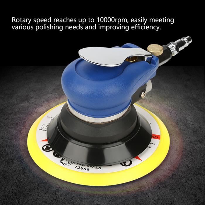 Ponceuse Excentrique KATSU 240W – Ø125 Mm – 6 Vitesses 6000-12000 Tr/min – Orbitale Électrique + 20 Papiers Abrasifs – Puissante & Ergonomique !