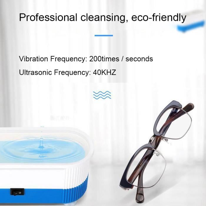 Drfeify Machine de nettoyage pour lunettes optiques Nettoyeur à