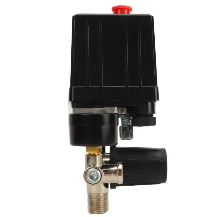Compresseur d'air - Régulateur de vanne de régulation de manomètre avec  manomètres pour compresseur