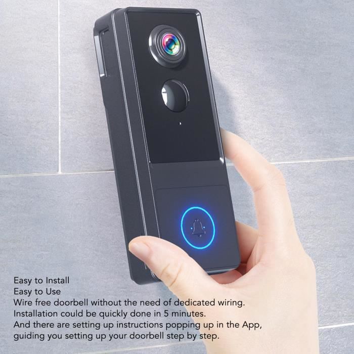 Reolink Sonnette Connectée Filaire Caméra 5MP WiFi, Doorbell Extérieure