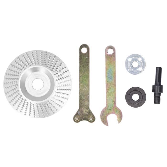 Wood Carving Disc & Grinding Wheel Set For Angle Grinders - 5/8" Inner Diameter With Cut Resistant Gloves