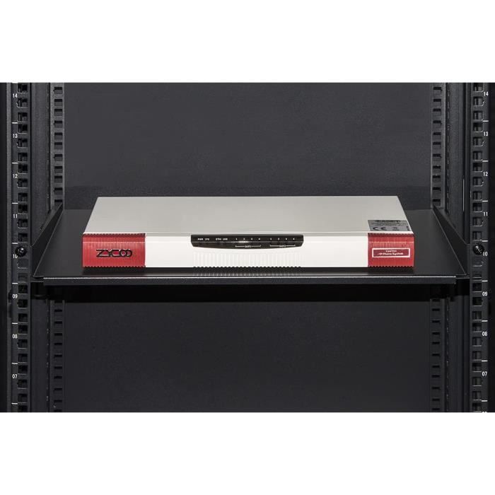 PANNEAU VIERGE POUR RACK 12U, acier, peinture noire