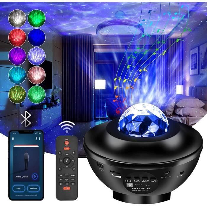 FUNNING-Projecteur Ciel Etoile Projecteur Galaxie Lampe Projecteur LED  Étoile avec Télécommande et Bluetooth Planetarium Etoile Ve