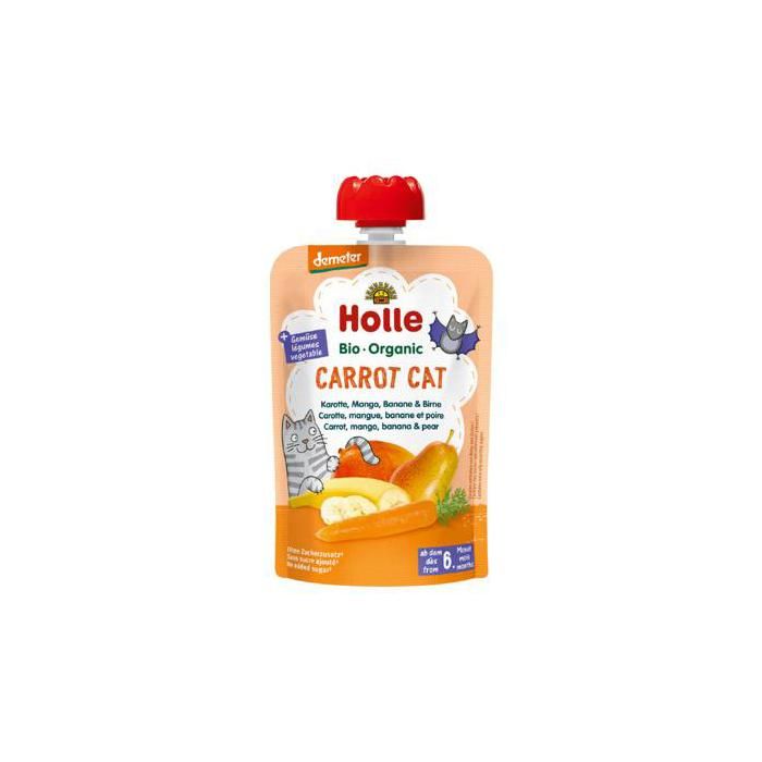 Holle Gourde Carotte Mangue Banane Poire Bio +6m 100g Achat / Vente