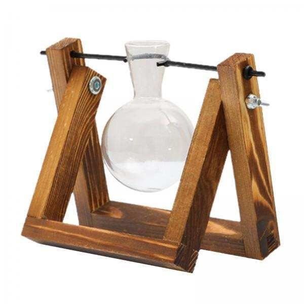 3 Vases Suspendus En Verre Transparent En Forme D'Ampoule - Pour Plantes Aériennes, Succulentes, Décoration Intérieure - 8