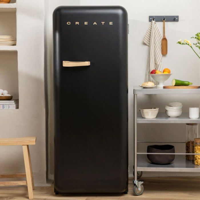 Réfrigérateur rétro - Create - 281L - Grande capacité - Esthétique années 50
