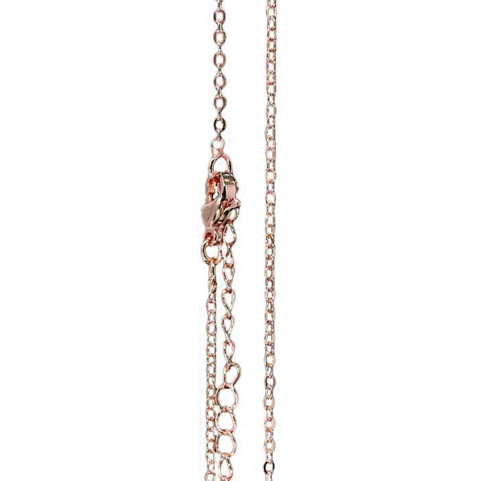 Chaîne plaquée or rose - Maille 2mm Or Rose