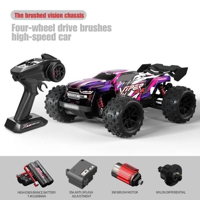 VAYOTOY Voiture Télécommandée Tout Terrain 36 KM/H 4WD 1:18 Grande