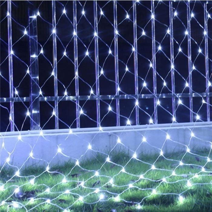 Guirlande Lumineuse Filet 627 LED 6x4m - 8 Modes IP44 étanche Pour Noël, Mariage, Décoration Intérieur Et Extérieur